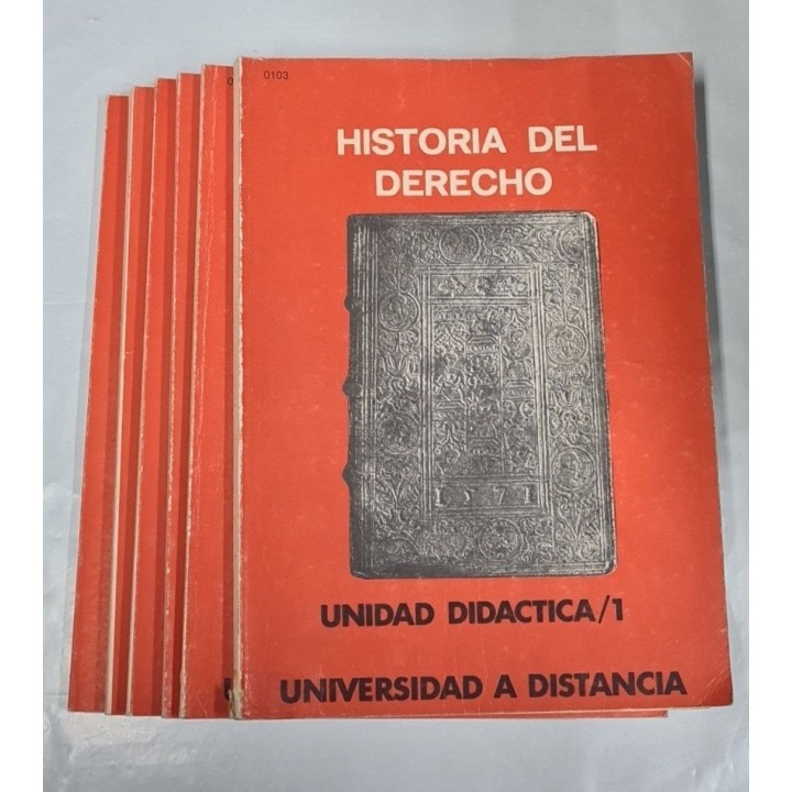 HISTORIA DEL DERECHO. 6 Tomos.